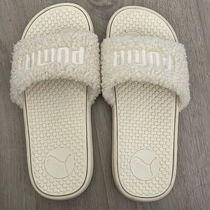 Puma Cool Cat Sherpa Slides.